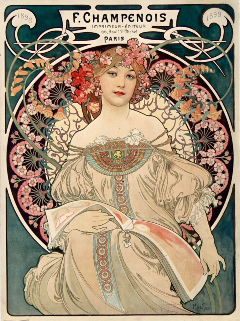 F. Champenois Imprimeur-Editeur, Alphonse Mucha